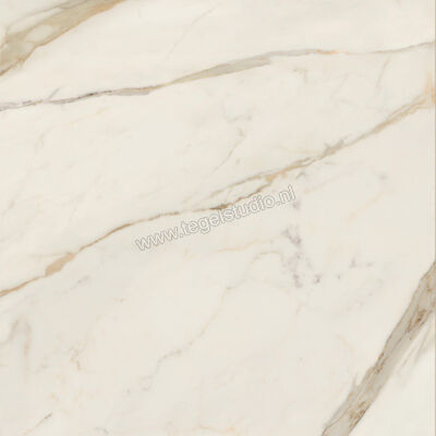  Ceramiche Caesar Anima Futura Golden White 120x120 cm Vloertegel / Wandtegel Glanzend Vlak Lucidato AGCB CAE | 355897