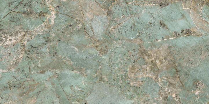  Ceramiche Caesar Anima Wonder Lagoon 60x120 cm Vloertegel / Wandtegel 6 mm Glanzend Vlak Lucidato AHBB CAE | 356257