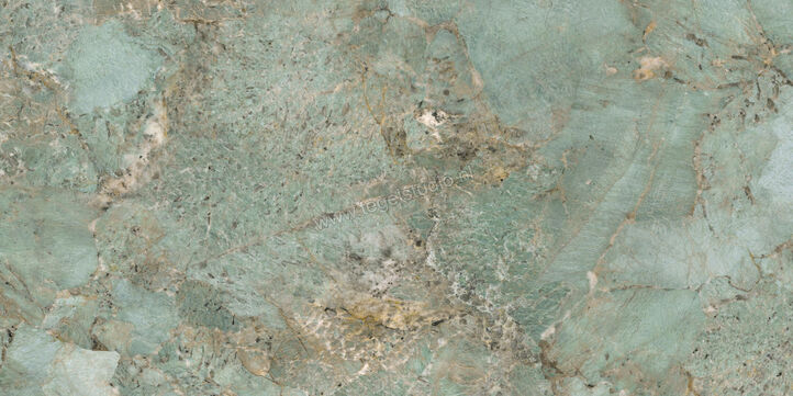  Ceramiche Caesar Anima Wonder Lagoon 60x120 cm Vloertegel / Wandtegel 6 mm Glanzend Vlak Lucidato AHBB CAE | 356260
