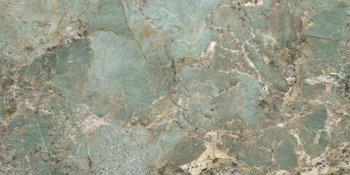  Ceramiche Caesar Anima Wonder Lagoon 60x120 cm Vloertegel / Wandtegel 6 mm Glanzend Vlak Lucidato AHBB CAE | 356269