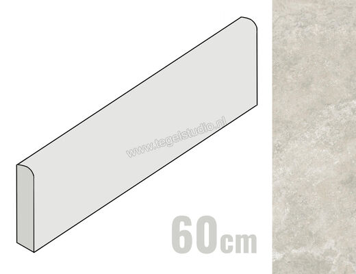 Ceramiche Caesar Iconica Silver Contro 7.2x60 cm Plint Mat Vlak Naturale AG7K CAE | 357664