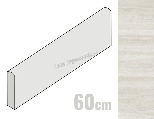  Ceramiche Caesar Iconica Navona Verso 7.2x60 cm Plint Mat Vlak Naturale AGYG CAE | 357667