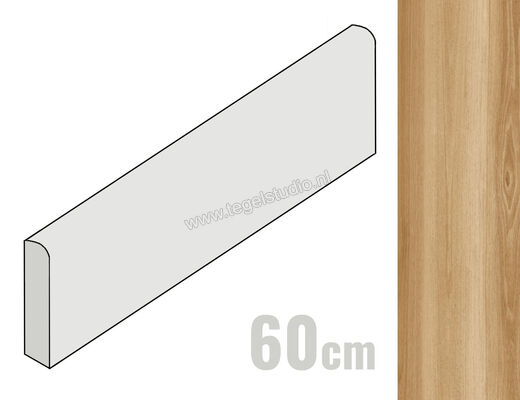  Ceramiche Caesar Life Oak 6.2x60 cm Plint Mat Gestructureerd Naturale AGSI CAE | 358969