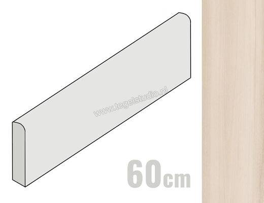  Ceramiche Caesar Life Nordic 6.2x60 cm Plint Mat Gestructureerd Naturale AGSJ CAE | 358972