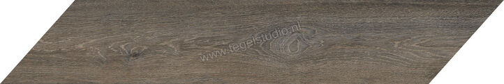  Ceramiche Caesar Meet Eclectic Brown 20x120 cm Vloertegel / Wandtegel Chevron Mat Gestructureerd Naturale AFOU CAE | 359422