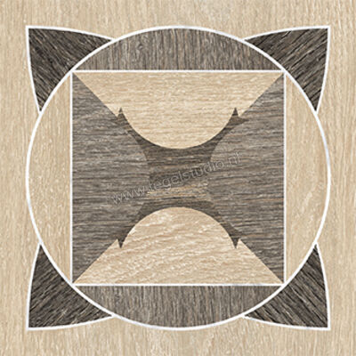  Ceramiche Caesar Meet Tarsia 20x20 cm Decor Mix Mat Gestructureerd Naturale AFPD CAE | 359455