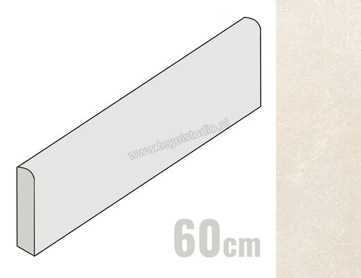  Ceramiche Caesar Shapes of Italy Itria 7.2x60 cm Plint Mat Vlak Naturale AFQI CAE | 360448