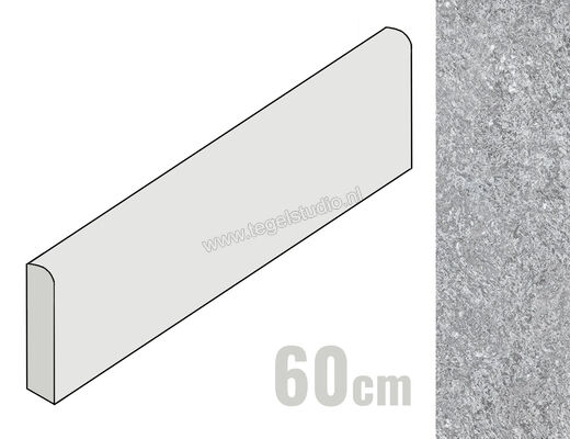  Ceramiche Caesar Shapes of Italy Sestriere 7.2x60 cm Plint Mat Vlak Naturale AFQJ CAE | 360457