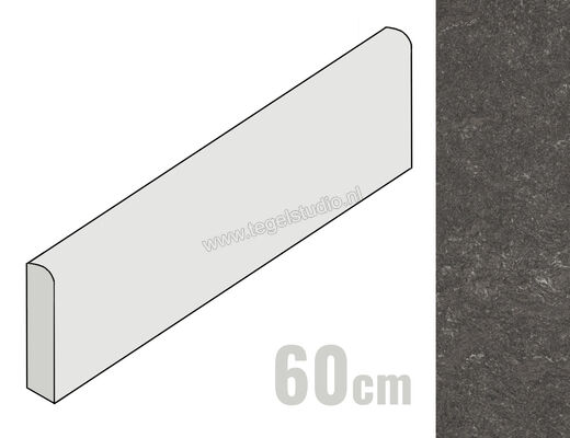  Ceramiche Caesar Shapes of Italy Gardena 7.2x60 cm Plint Mat Vlak Naturale AFQM CAE | 360484