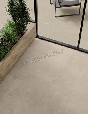  Ceramiche Caesar Slab2 Outdoor Ash 80x80x2 cm Terrastegel Aextra20 Mat Vlak Naturale AG1H CAE | 361567