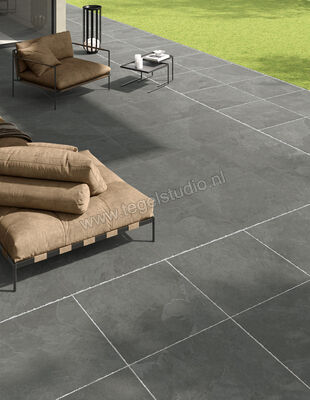 Ceramiche Caesar Slab2 Outdoor Iron 80x80x2 cm Terrastegel Aextra20 Mat Vlak Naturale AG1I CAE | 361666