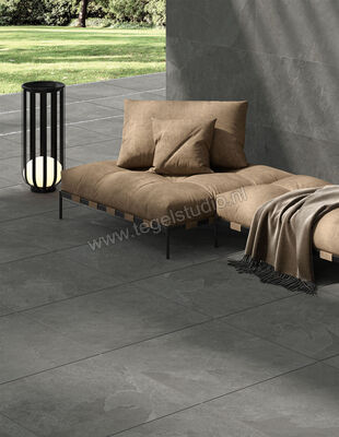  Ceramiche Caesar Slab2 Outdoor Iron 80x80x2 cm Terrastegel Aextra20 Mat Vlak Naturale AG1I CAE | 361675