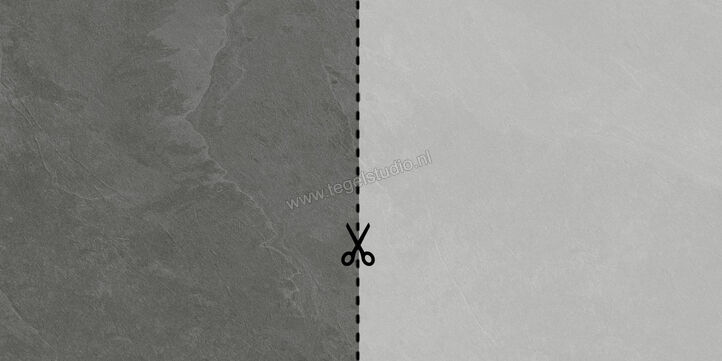  Ceramiche Caesar Slab2 Outdoor Iron 60x60x2 cm Terrastegel Schnittmuster Mat Vlak Naturale AG1R CAE SM | 362476