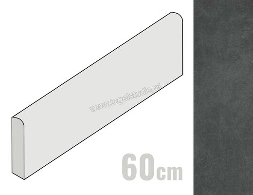  Ceramiche Caesar Step In Dark 7.2x60 cm Plint Mat Vlak Naturale AFLA CAE | 362668