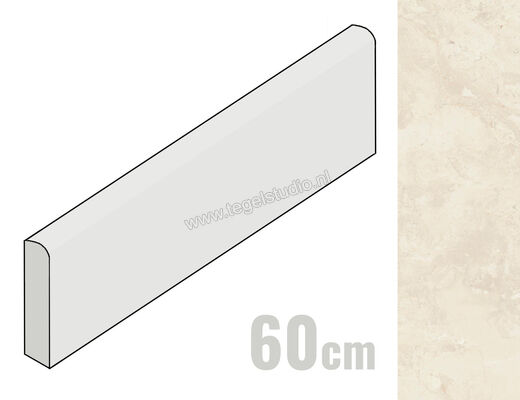 Ceramiche Caesar Portraits Erice 7.2x60 cm Plint Mat Gestructureerd Touch Plus AG71 CAE | 363268