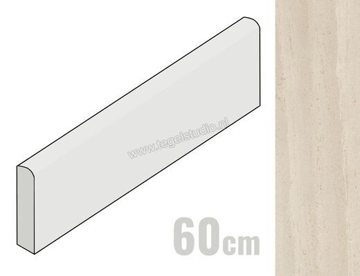  Ceramiche Caesar Portraits Faro 7.2x60 cm Plint Mat Gestructureerd Touch Plus AG77 CAE | 363298