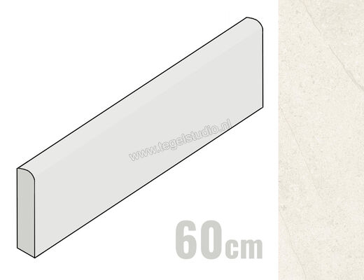  Ceramiche Caesar Portraits Comblanchien 7.2x60 cm Plint Mat Gestructureerd Touch Plus AG78 CAE | 363304