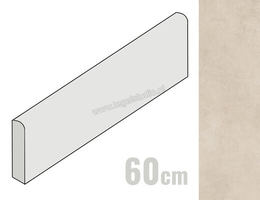  Ceramiche Caesar Wide Dune 7.2x60 cm Plint Mat Vlak Naturale AHLR CAE | 363823