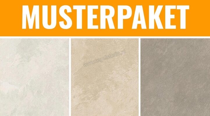  Ceramiche Caesar Slab2 Ice Khaki Ash 30x30 cm Musterpaket Mat Vlak Naturale MPSlab2 | 363862