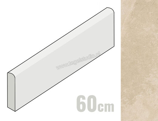  Ceramiche Caesar Slab2 Khaki 7.2x60 cm Plint Mat Vlak Naturale AG2I CAE | 363922