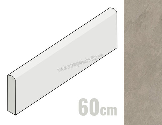  Ceramiche Caesar Slab2 Ash 7.2x60 cm Plint Mat Vlak Naturale AG2K CAE | 363931