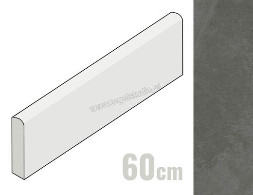  Ceramiche Caesar Slab2 Iron 7.2x60 cm Plint Mat Vlak Naturale AG2M CAE | 363943