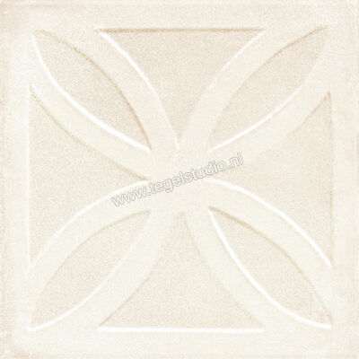  Ragno Amuri Avorio 20x20 cm Decor Struttura 3D Gelosia Mat Gestructureerd Naturale RC7F | 364936