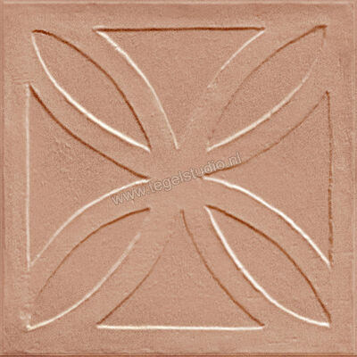  Ragno Amuri Cotto 20x20 cm Decor Struttura 3D Gelosia Mat Gestructureerd Naturale RC7H | 364984