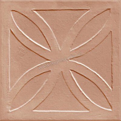  Ragno Amuri Cotto 20x20 cm Decor Struttura 3D Gelosia Mat Gestructureerd Naturale RC7H | 364996
