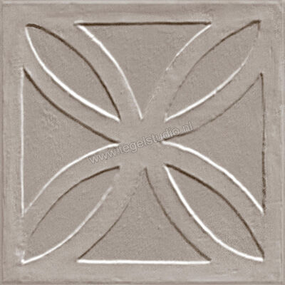  Ragno Amuri Grigio 20x20 cm Decor Struttura 3D Gelosia Mat Gestructureerd Naturale RC7K | 365005