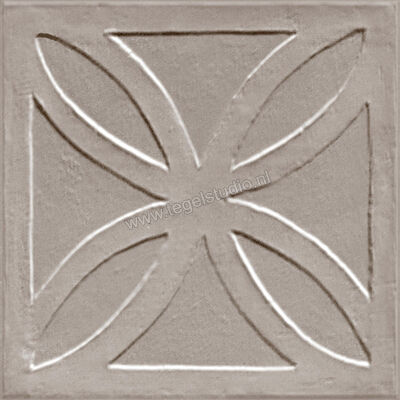  Ragno Amuri Grigio 20x20 cm Decor Struttura 3D Gelosia Mat Gestructureerd Naturale RC7K | 365017