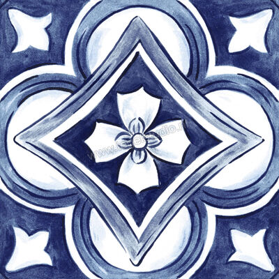  Ragno Amuri Multicolor 20x20 cm Decor Maiolica Tappeto 1 Glanzend Vlak Naturale RC8G | 365248