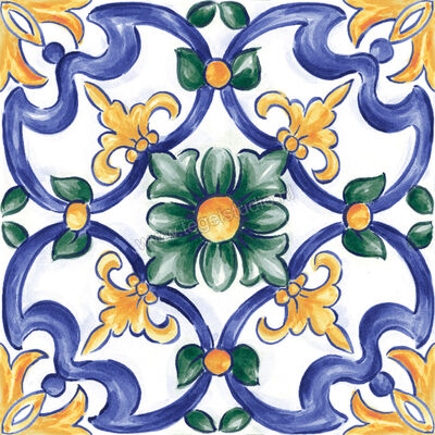  Ragno Amuri Multicolor 20x20 cm Decor Maiolica Tappeto 3 Glanzend Vlak Naturale RC8J | 365266