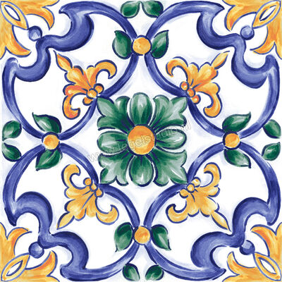  Ragno Amuri Multicolor 20x20 cm Decor Maiolica Tappeto 3 Glanzend Vlak Naturale RC8J | 365269