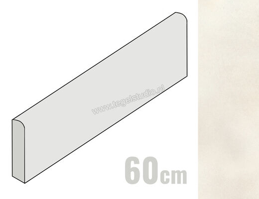  Ragno Amuri Avorio 7x60 cm Plint Mat Vlak Naturale RCL3 | 365689