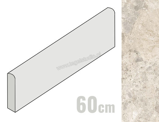  Ragno Eterna Mix Beige 8x60 cm Plint Mat Vlak Naturale R8MW | 366532
