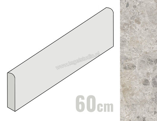  Ragno Eterna Mix Gris 8x60 cm Plint Mat Vlak Naturale R8MX | 366538