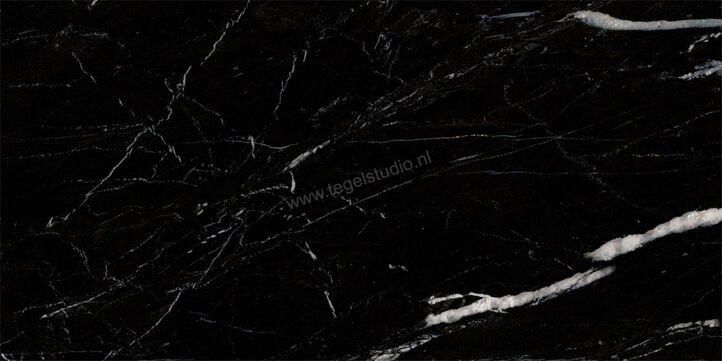  Ragno Incanto Sky Black 30x60 cm Vloertegel / Wandtegel Glanzend Vlak Naturale R91R | 368278