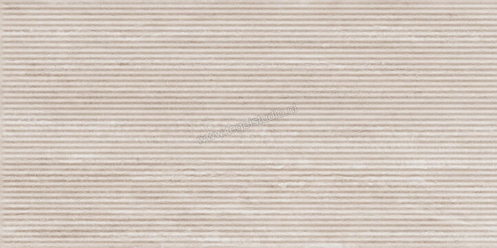  Ragno Realstone_Travertino Vein Bianco 60x120 cm Wandtegel Struttura 3D Canneto Vein Mat Gestructureerd Naturale RCAW | 374056
