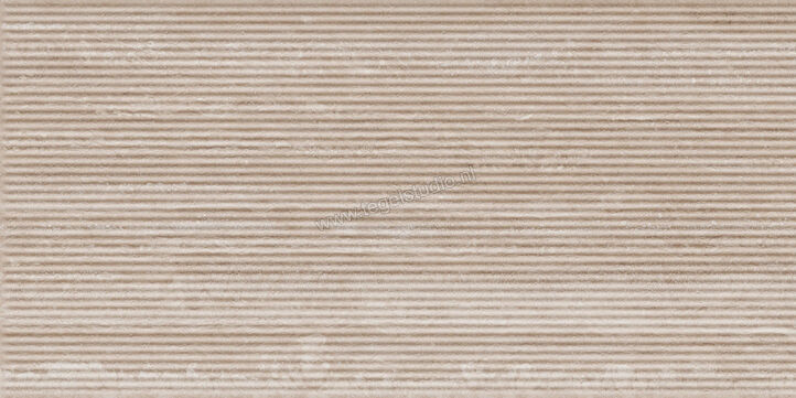  Ragno Realstone_Travertino Vein Noce 60x120 cm Wandtegel Struttura 3D Canneto Vein Mat Gestructureerd Naturale RCAZ | 374104