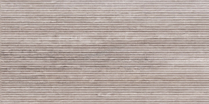  Ragno Realstone_Travertino Vein Titanio 60x120 cm Wandtegel Struttura 3D Canneto Vein Mat Gestructureerd Naturale RCC1 | 374134