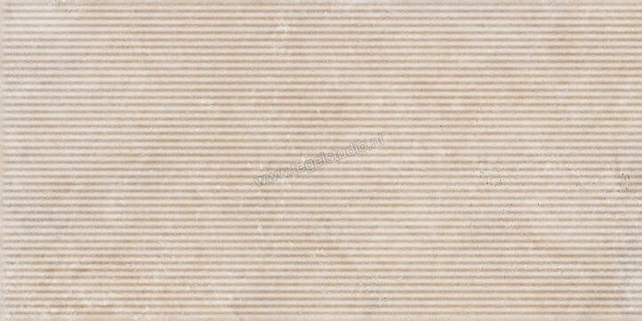  Ragno Realstone_Travertino Cross Beige 60x120 cm Wandtegel Struttura 3D Canneto Cross Mat Gestructureerd Naturale RCC4 | 374167