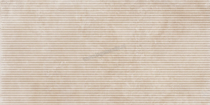  Ragno Realstone_Travertino Cross Beige 60x120 cm Wandtegel Struttura 3D Canneto Cross Mat Gestructureerd Naturale RCC4 | 374170