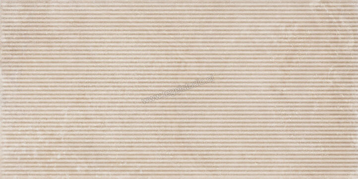  Ragno Realstone_Travertino Cross Beige 60x120 cm Wandtegel Struttura 3D Canneto Cross Mat Gestructureerd Naturale RCC4 | 374173
