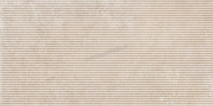  Ragno Realstone_Travertino Cross Beige 60x120 cm Wandtegel Struttura 3D Canneto Cross Mat Gestructureerd Naturale RCC4 | 374185