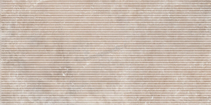 Ragno Realstone_Travertino Cross Noce 60x120 cm Wandtegel Struttura 3D Canneto Cross Mat Gestructureerd Naturale RCC5 | 374188