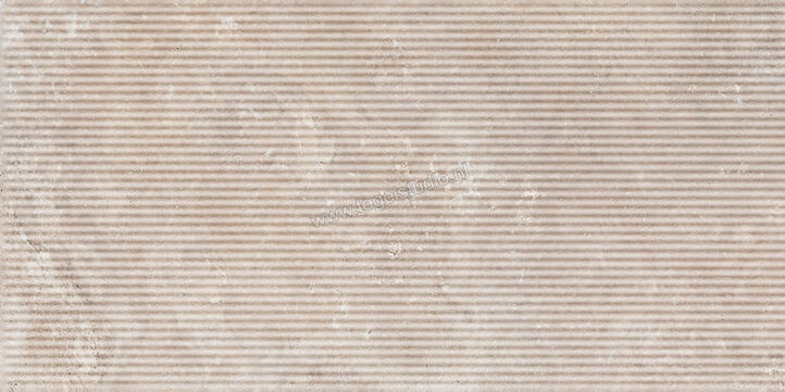  Ragno Realstone_Travertino Cross Noce 60x120 cm Wandtegel Struttura 3D Canneto Cross Mat Gestructureerd Naturale RCC5 | 374191