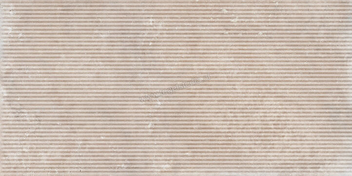  Ragno Realstone_Travertino Cross Noce 60x120 cm Wandtegel Struttura 3D Canneto Cross Mat Gestructureerd Naturale RCC5 | 374194