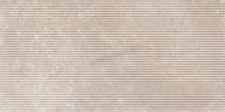  Ragno Realstone_Travertino Cross Noce 60x120 cm Wandtegel Struttura 3D Canneto Cross Mat Gestructureerd Naturale RCC5 | 374197