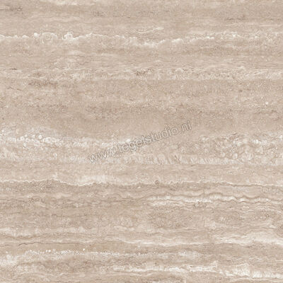  Ragno Realstone_Travertino Vein Noce 60x60 cm Vloertegel / Wandtegel Mat Vlak Naturale RCCC | 374263